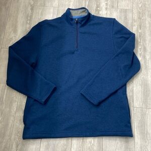 IZOD fleece zip neck pull over like new